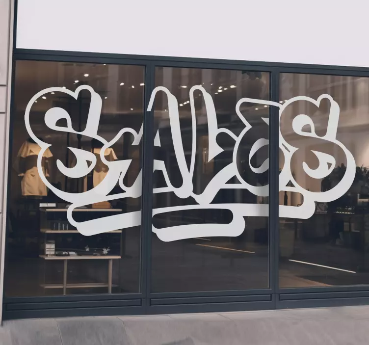 Graffiti stil tilbud wallsticker - TenStickers