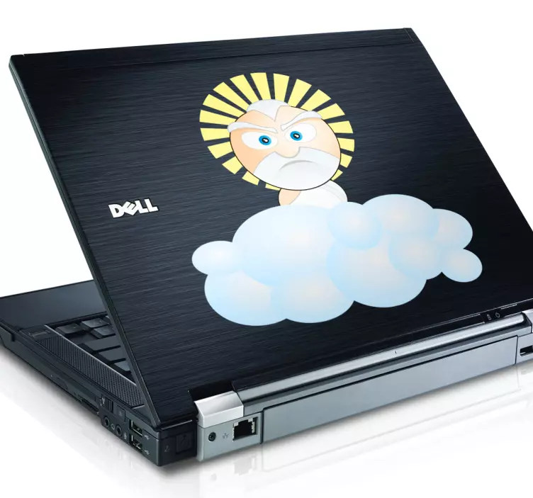 Gud laptop klistermærke - TenStickers