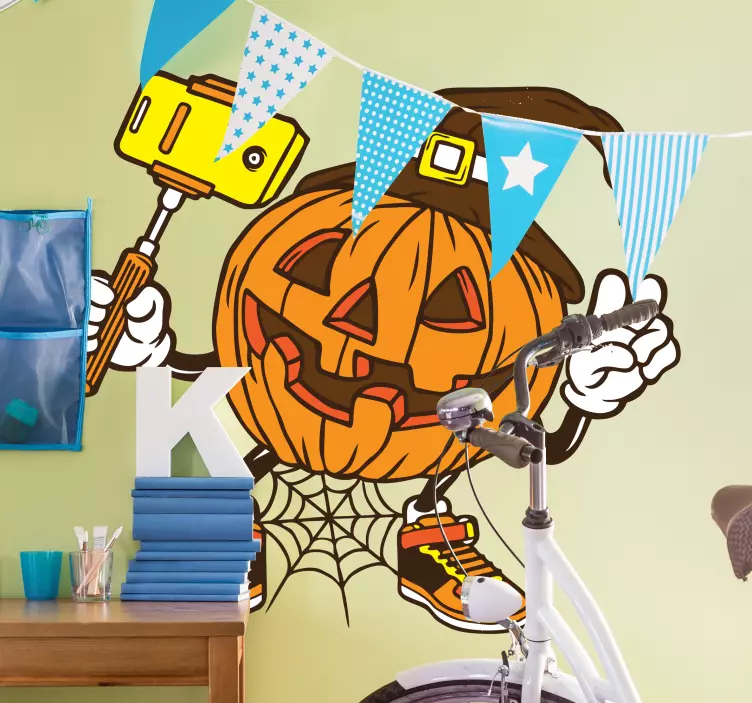 Halloween fredsskilt halloween mærkat - TenStickers
