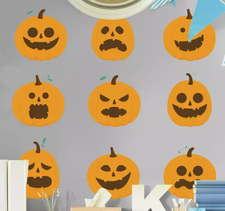 Halloween udtryk halloween klistermærke - TenStickers