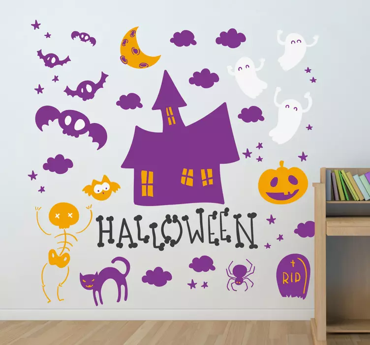 Halloween vægklistermærke - TenStickers