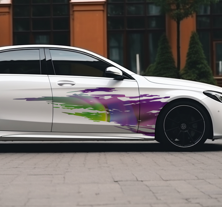 Hastighedsvågning klistermærke til bil - TenStickers