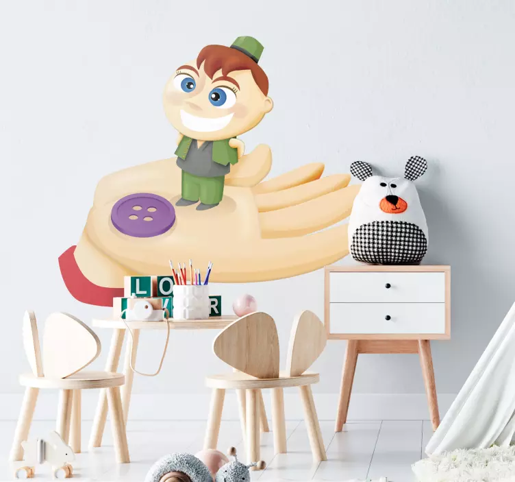 Hop-o'-my-thumb-klistermærke - TenStickers