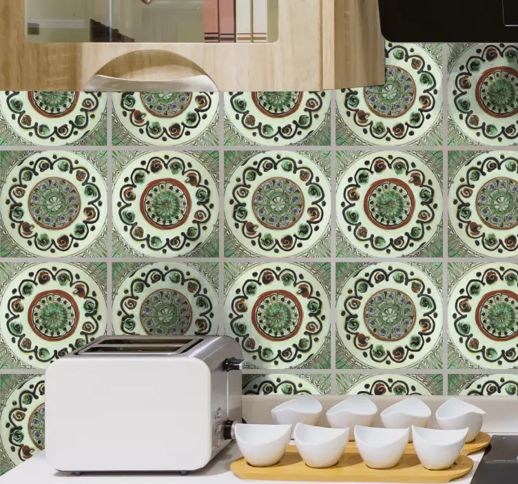 Horezu fliser vinyl klistermærke - TenStickers