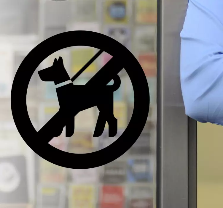 Hunde ingen adgang klistermærke - TenStickers