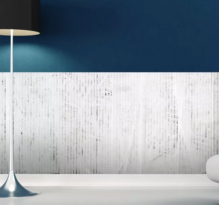 Hvid pap vinylplade - TenStickers