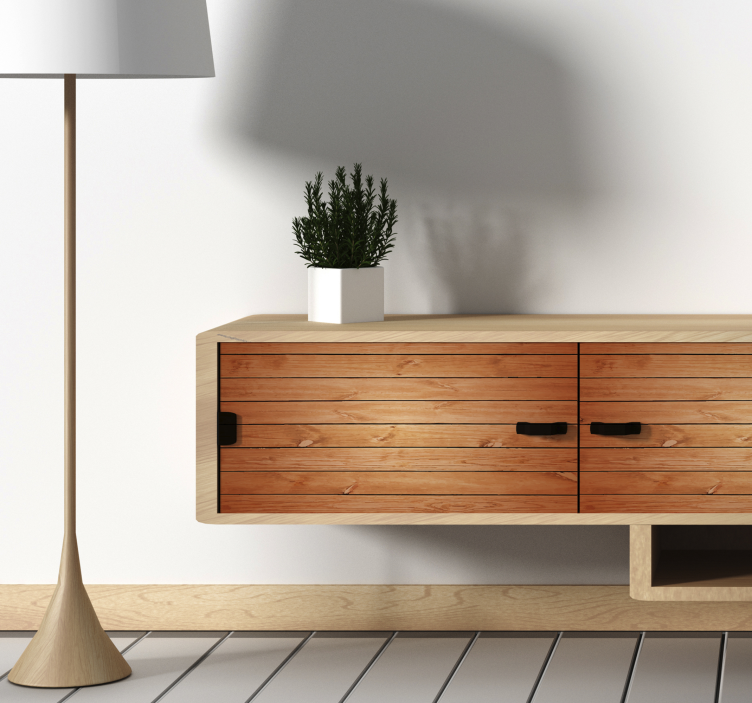 Klistermærke til imiteret parketmøbler - TenStickers