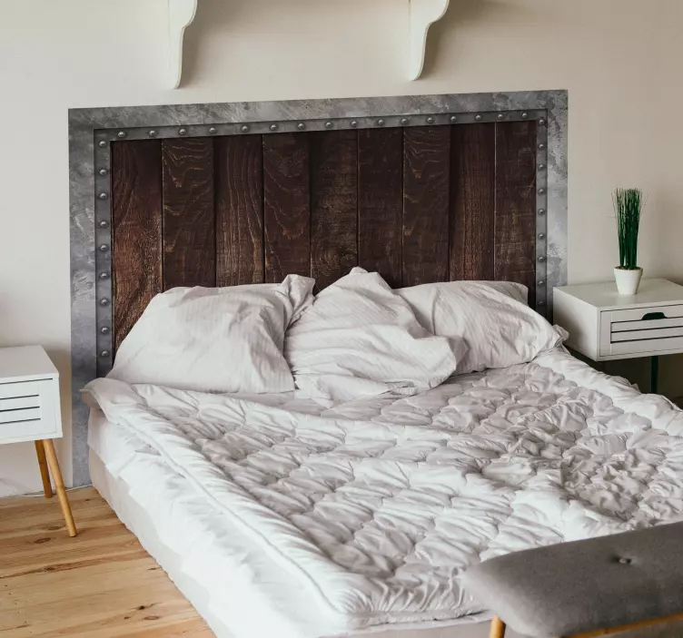 Industriel indretning sengegavl Sengegavl wallstickers - TenStickers