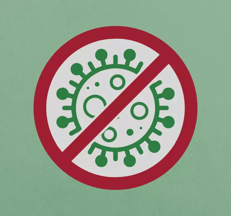 Intet klistermærke til vinylskilt - TenStickers