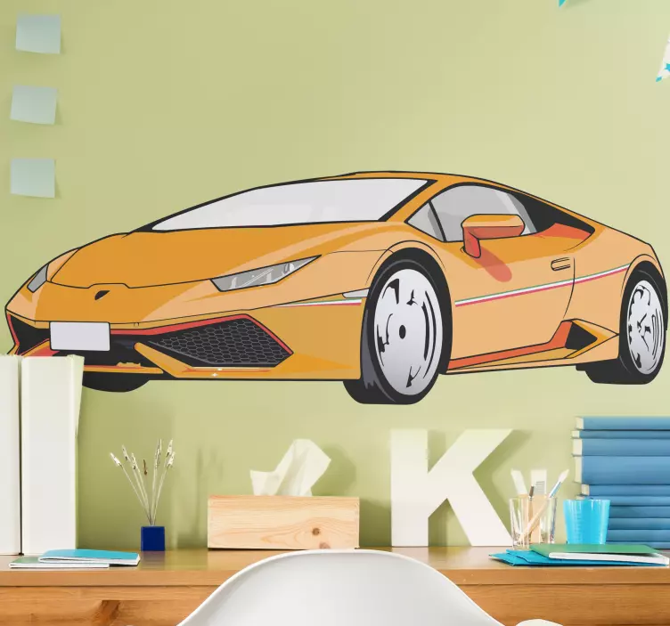 Italiensk superbil vinyl klistermærker - TenStickers