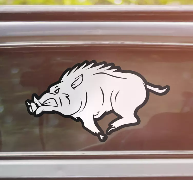 Javali dyreliv dyr vægoverføringsbillede - TenStickers