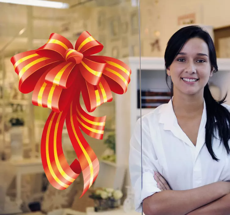 Jul bånd klistermærker - TenStickers