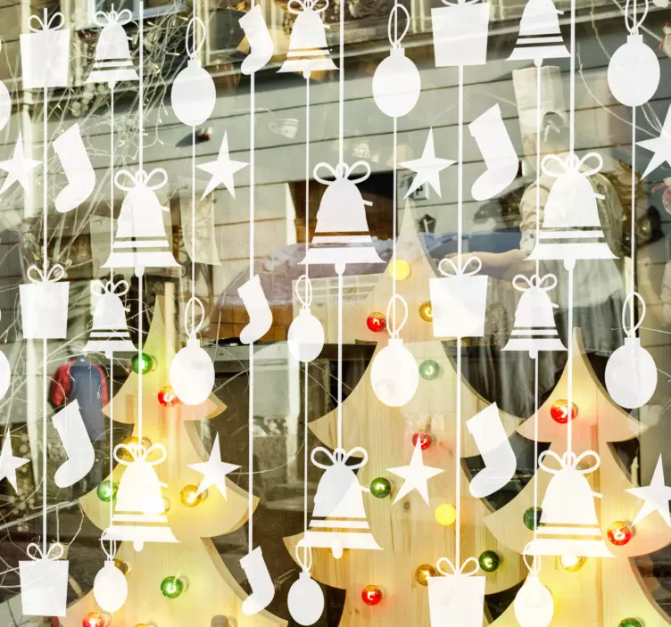 Jul sokker jul klistermærke - TenStickers