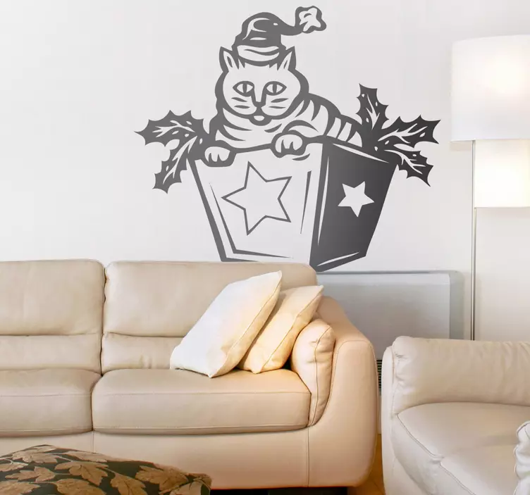 Julekatvægklistermærke - TenStickers