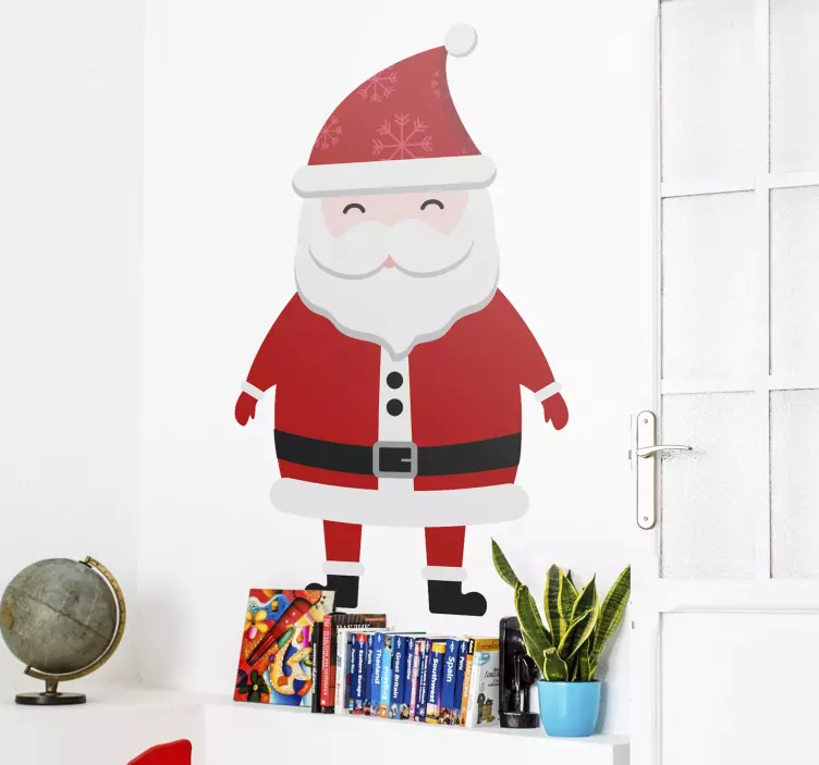 Julemanden til jul julemærke - TenStickers