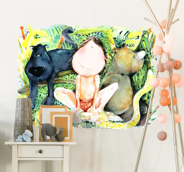 Junglebogen børns klistermærke - TenStickers