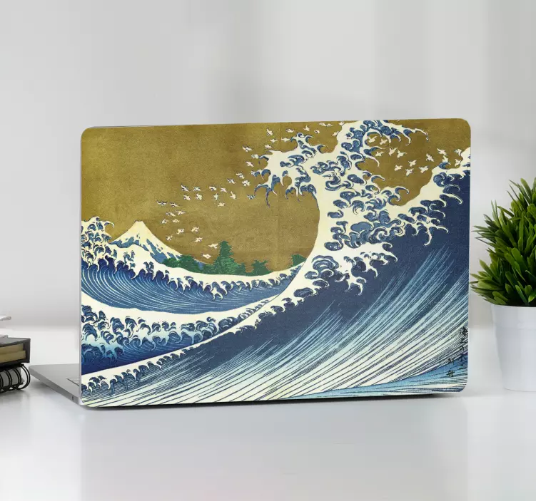 Kaijo no fuji klistermærker til computer - TenStickers