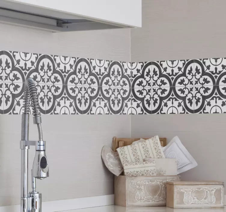 Kantbånd wallsticker til fliser - TenStickers