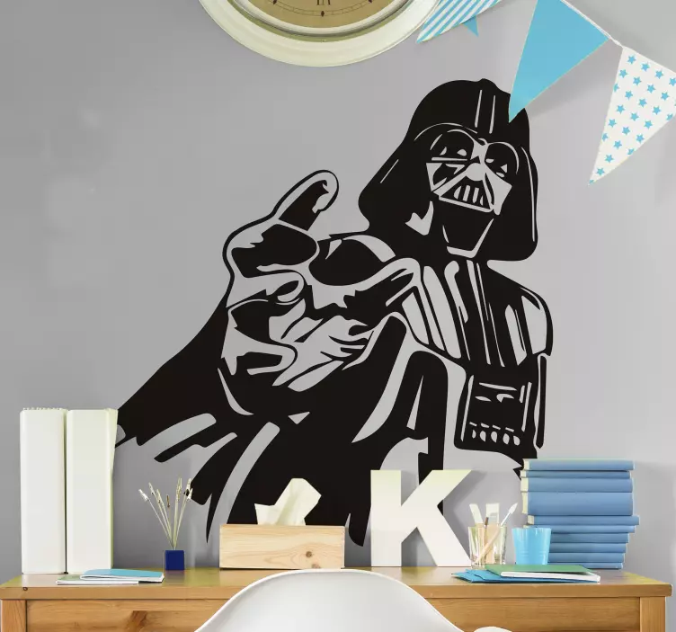 Karakter darth vader biograf vægklistermærke - TenStickers