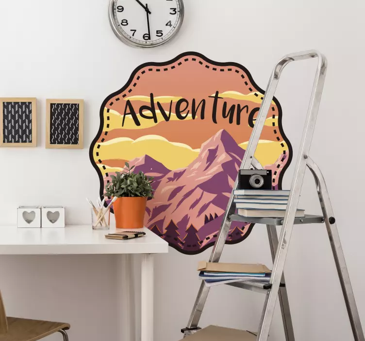 Klassisk adventure wallsticker - TenStickers