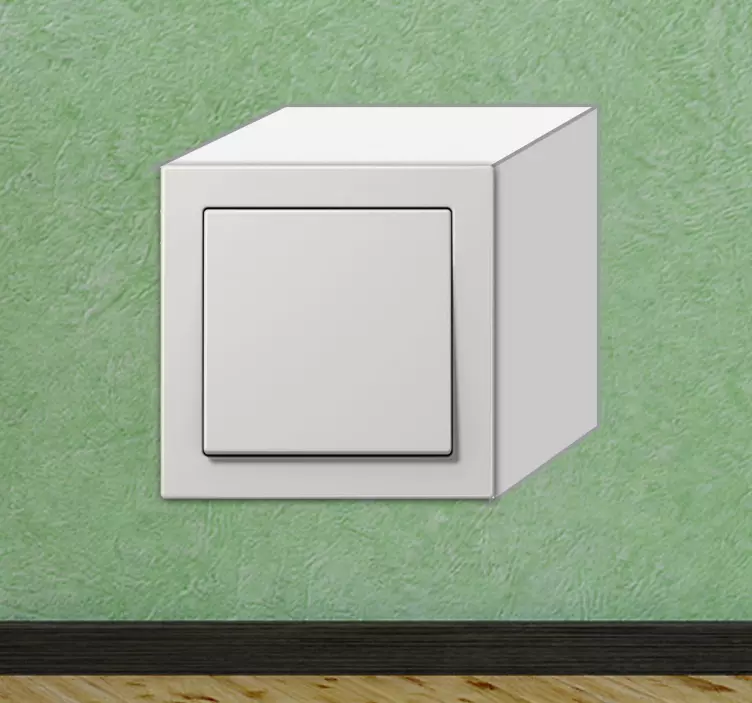 Klistermærke for terning illusionskontakt - TenStickers