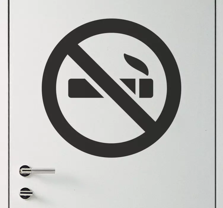 Klistermærke ikon, No smoking - TenStickers