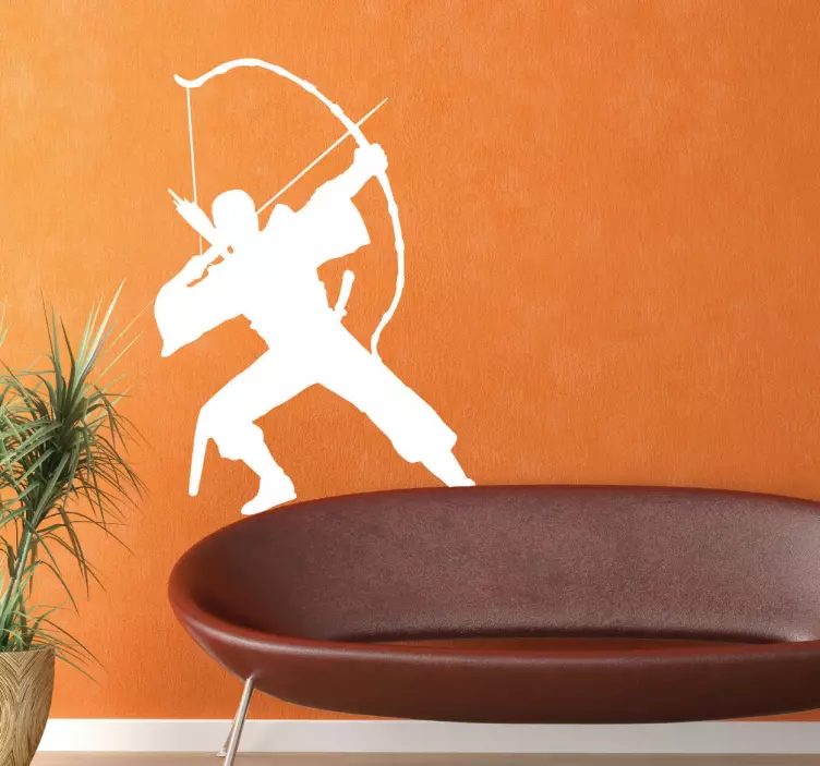 Klistermærke med bueskytter - TenStickers