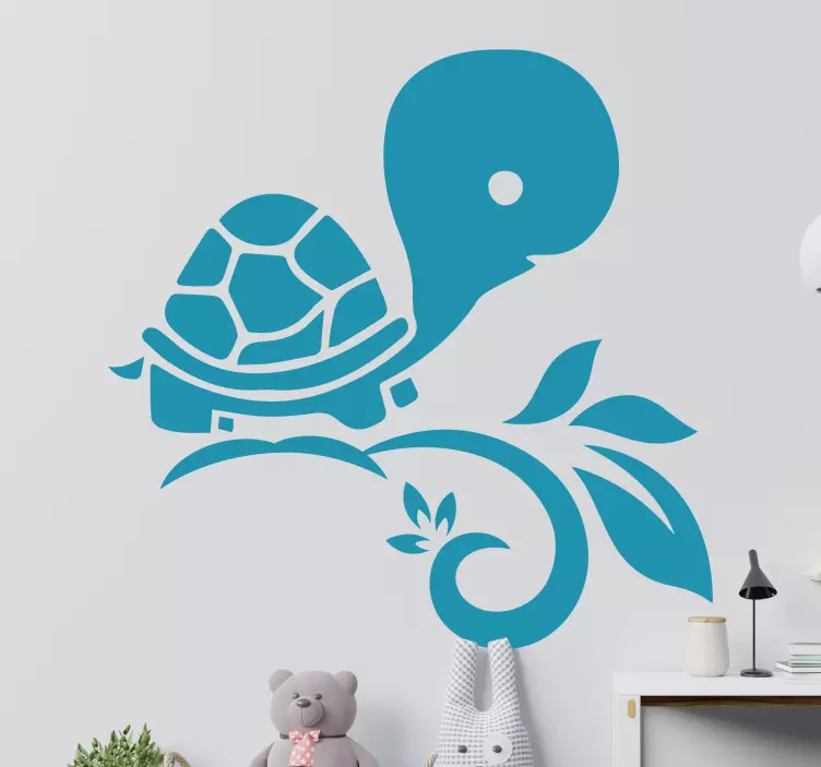 Klistermærke med legende skildpadde design - TenStickers