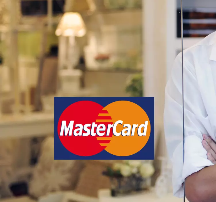 Klistermærke med mastercard - TenStickers