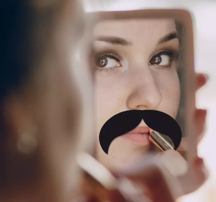 Klistermærke med spejl - TenStickers