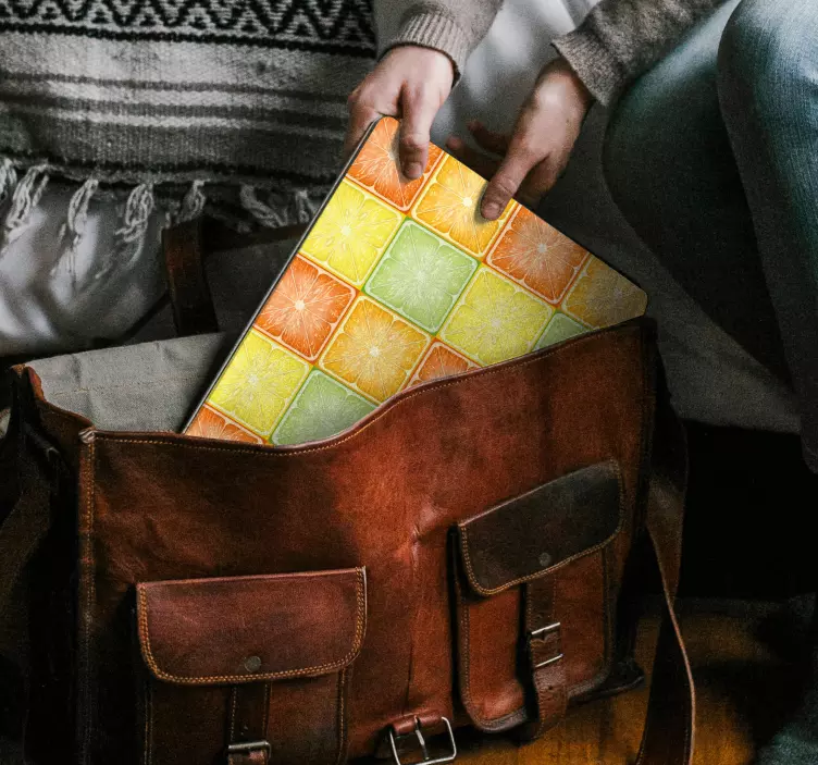 Klistermærke til bærbar citrusmønster fliser - TenStickers