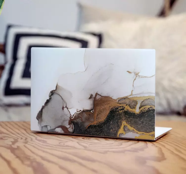 Klistermærke til bærbar elegant marmoroverflade - TenStickers