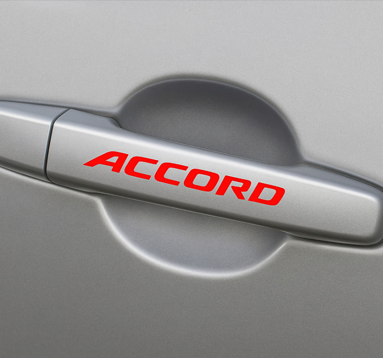 Klistermærke til bil accord ord - TenStickers