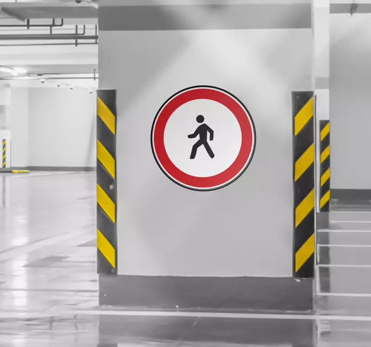 Klistermærke til fodgængere - TenStickers