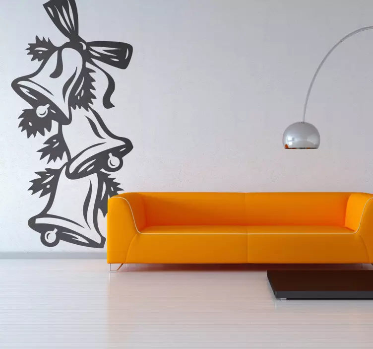 Klistermærke til juleklokker - TenStickers