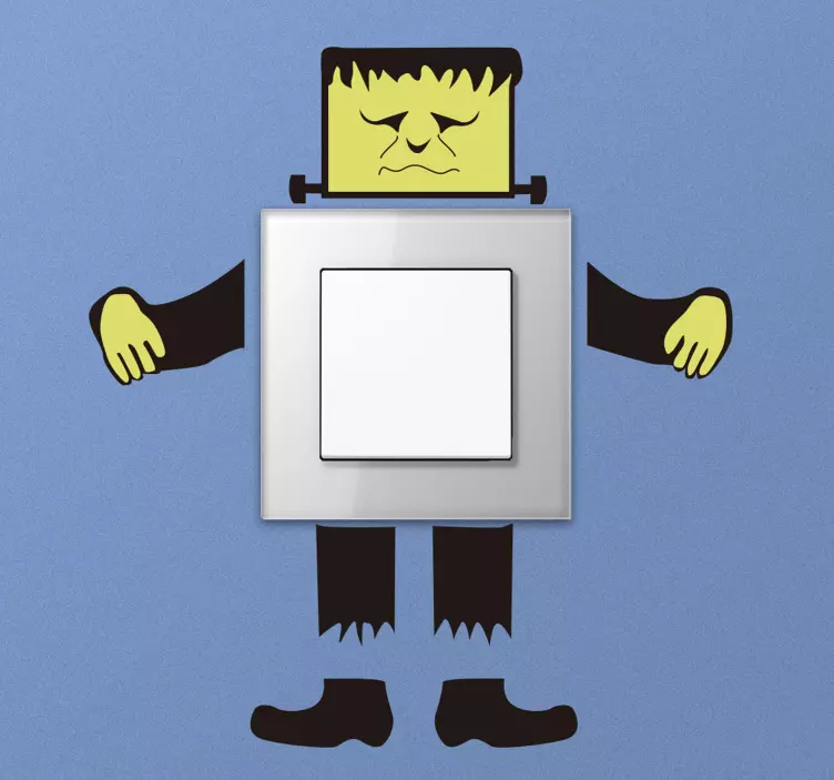 Monster switch lys switch klistermærke - TenStickers