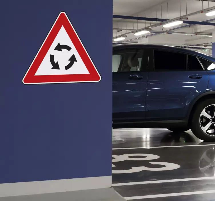 Klistermærke til rundkørsel - TenStickers