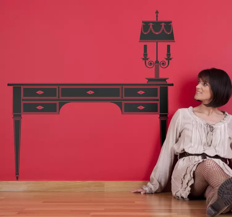 Klistermærke til skrivebord og lampe - TenStickers