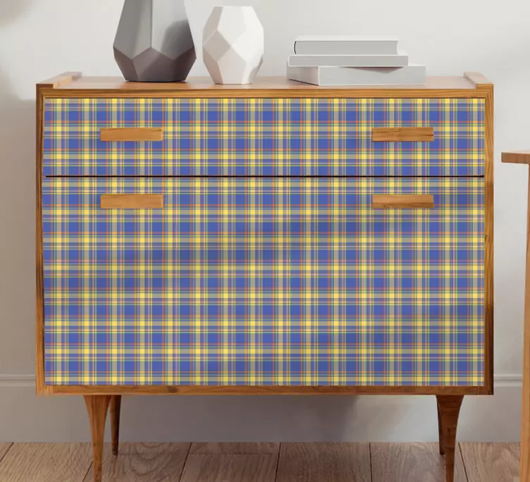 Blå tern mønster klistermærker - TenStickers