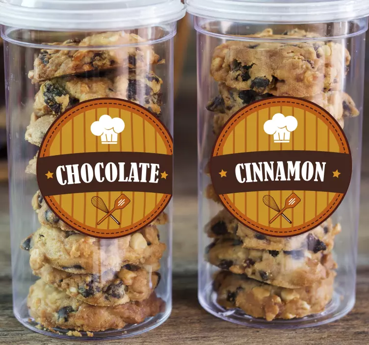 Køkkenetiketter madklistermærker - TenStickers