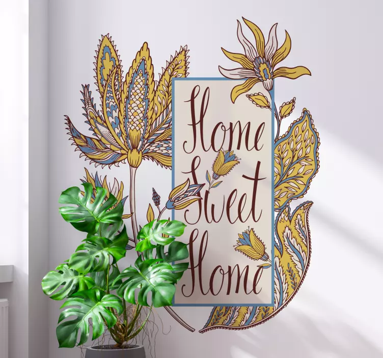 Komfortabel bolig dekoration klistermærker - TenStickers