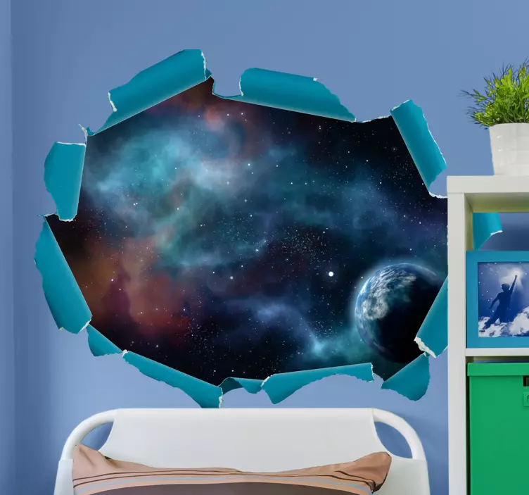 Kosmisk univers scene stue wallsticker - TenStickers