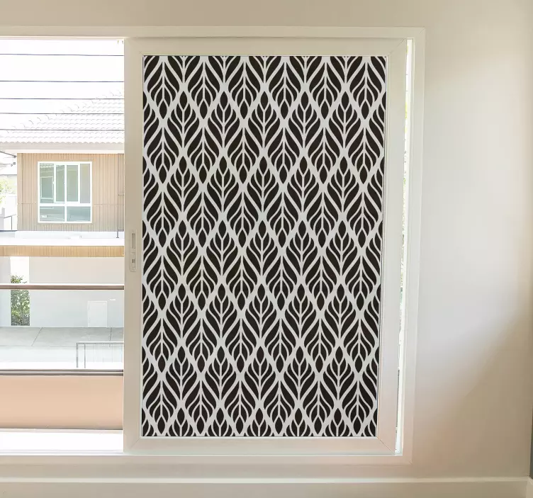 Krystal geometriske former vindue klistermærke - TenStickers