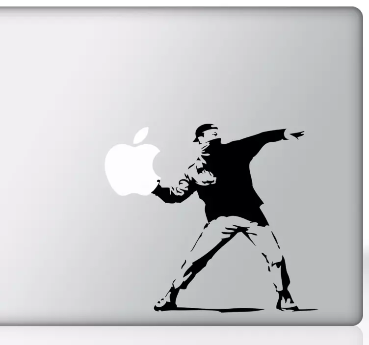 Laptop Stickers Banksy - TenStickers