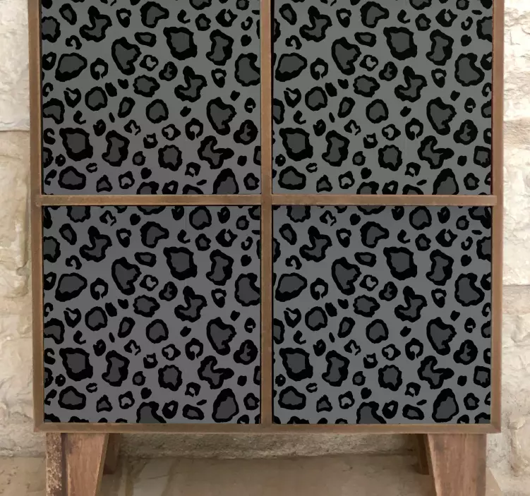 Leopardprintmønster wallsticker dyr - TenStickers