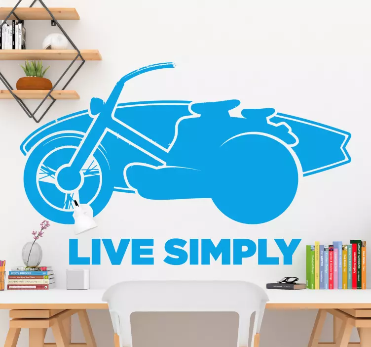 Lev enkelt wallsticker dyr - TenStickers