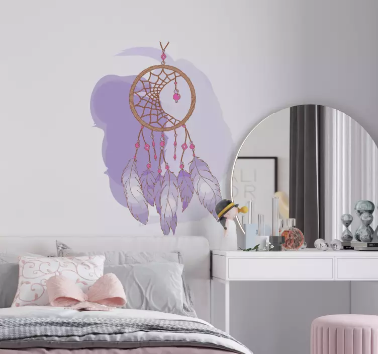 Lilla drømmefanger teenager wallsticker - TenStickers