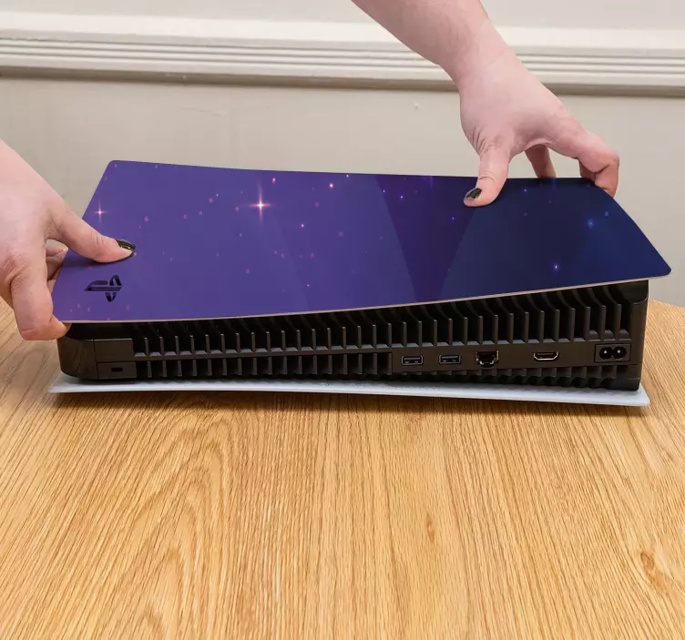 Lilla himmel ps5 vinyl klistermærke - TenStickers