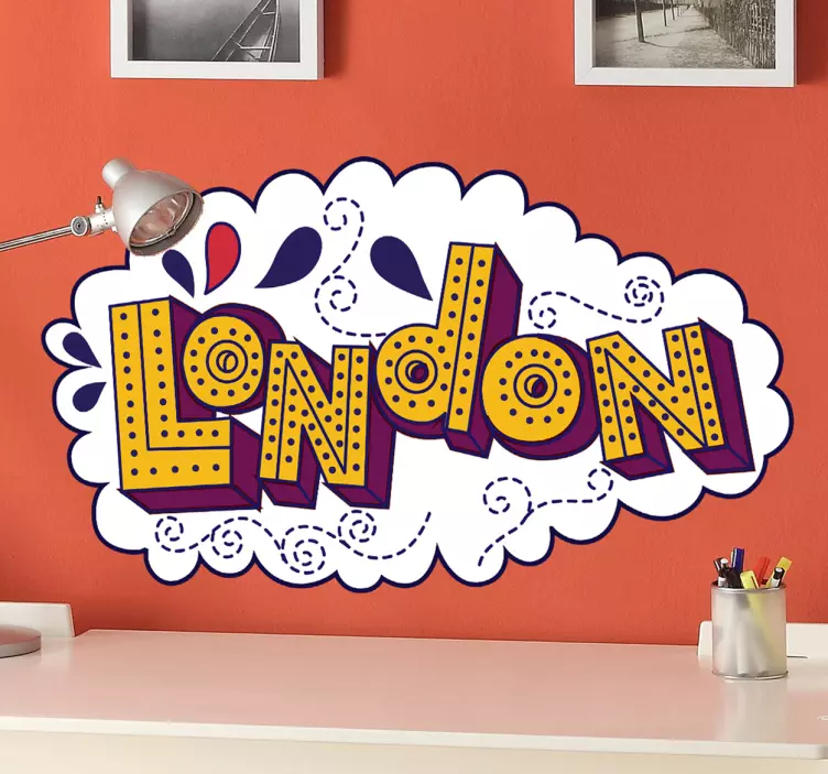 London tegneserieoverføringsbillede - TenStickers