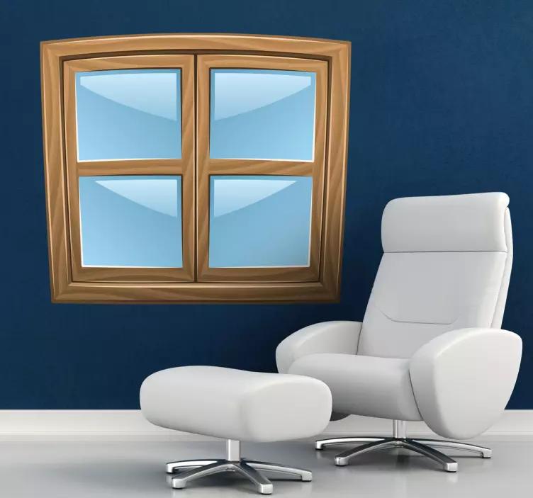 Lukket vindue klistermærke - TenStickers